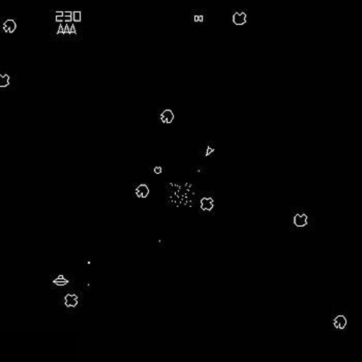 Asteroids game